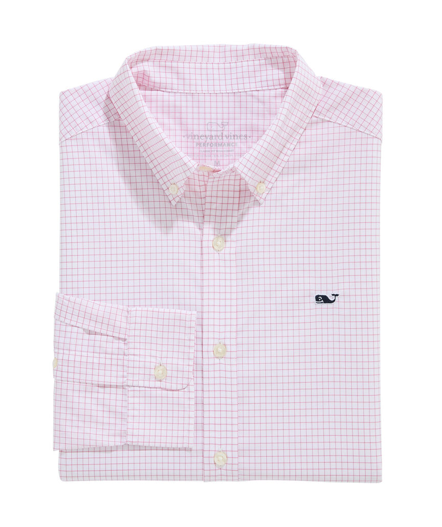 OUTLET Performance Nylon Check Shirt