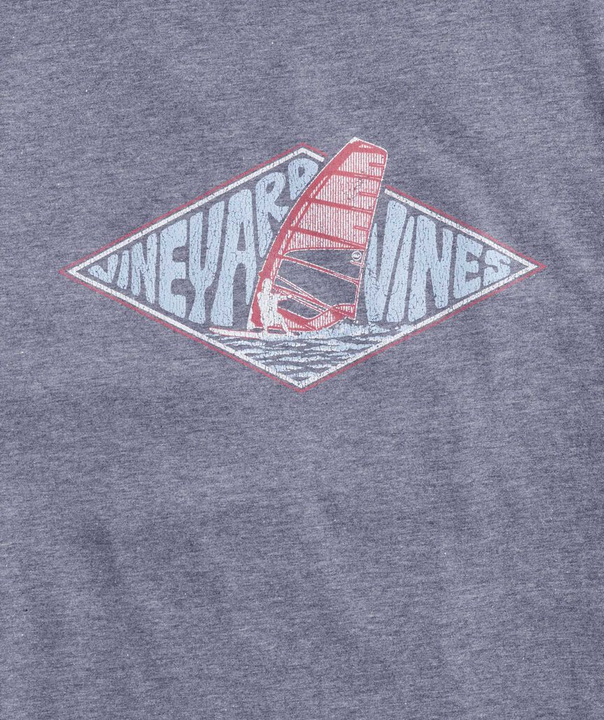 Retro Wind Surfing Short-Sleeve Dunes Tee