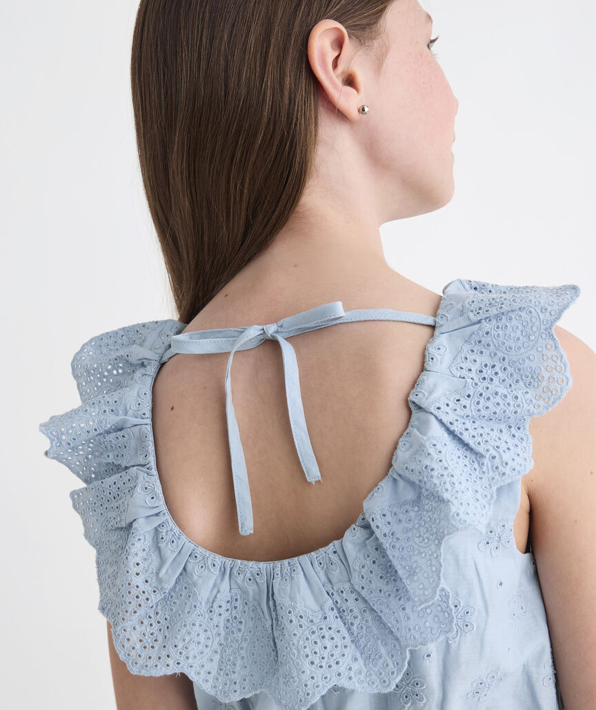 Girls' Claire Eyelet Dress