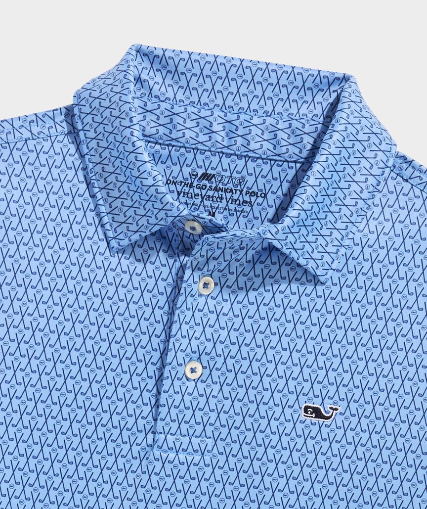 Boys' Performance Printed Sankaty Polo