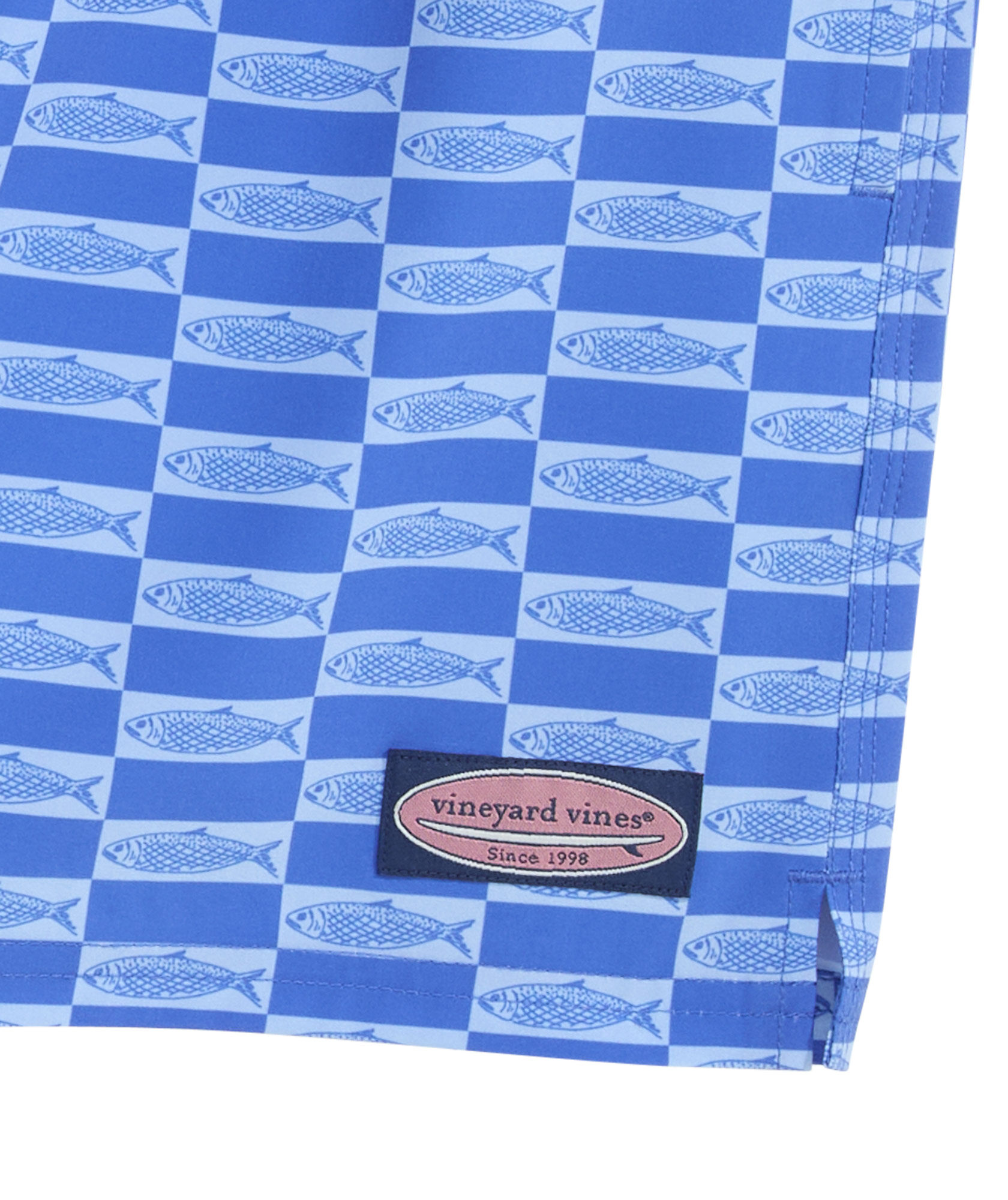 OUTLET 5 Inch Fish Checkers Chappy Trunks