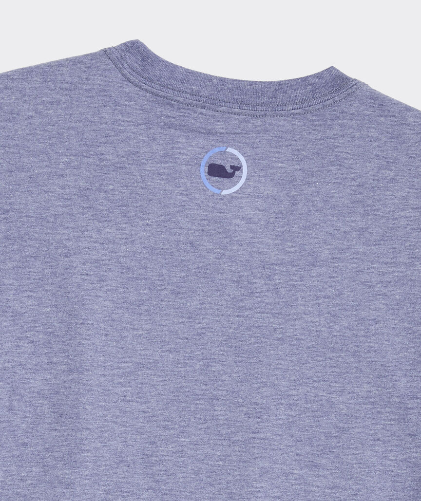 Active Stripe Short-Sleeve Dunes Tee