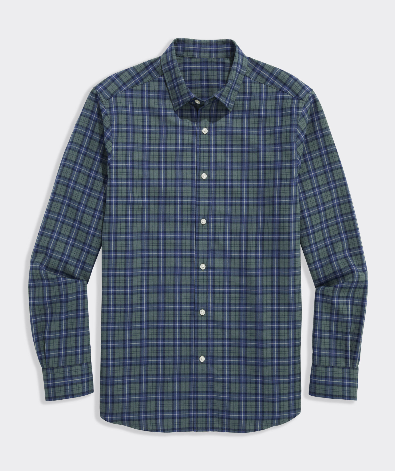 Performance Brushed Tech Twill Siasconset Plaid Shirt