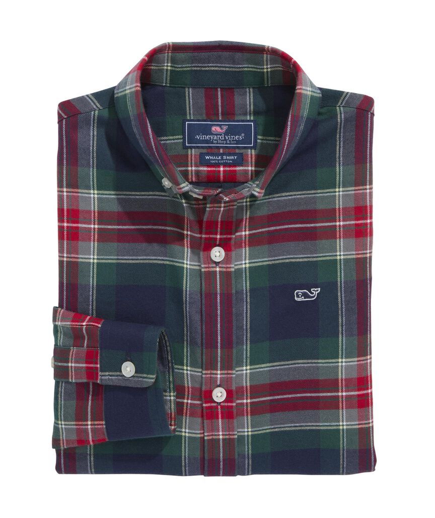 OUTLET Boys' Flannel Plaid Shirt