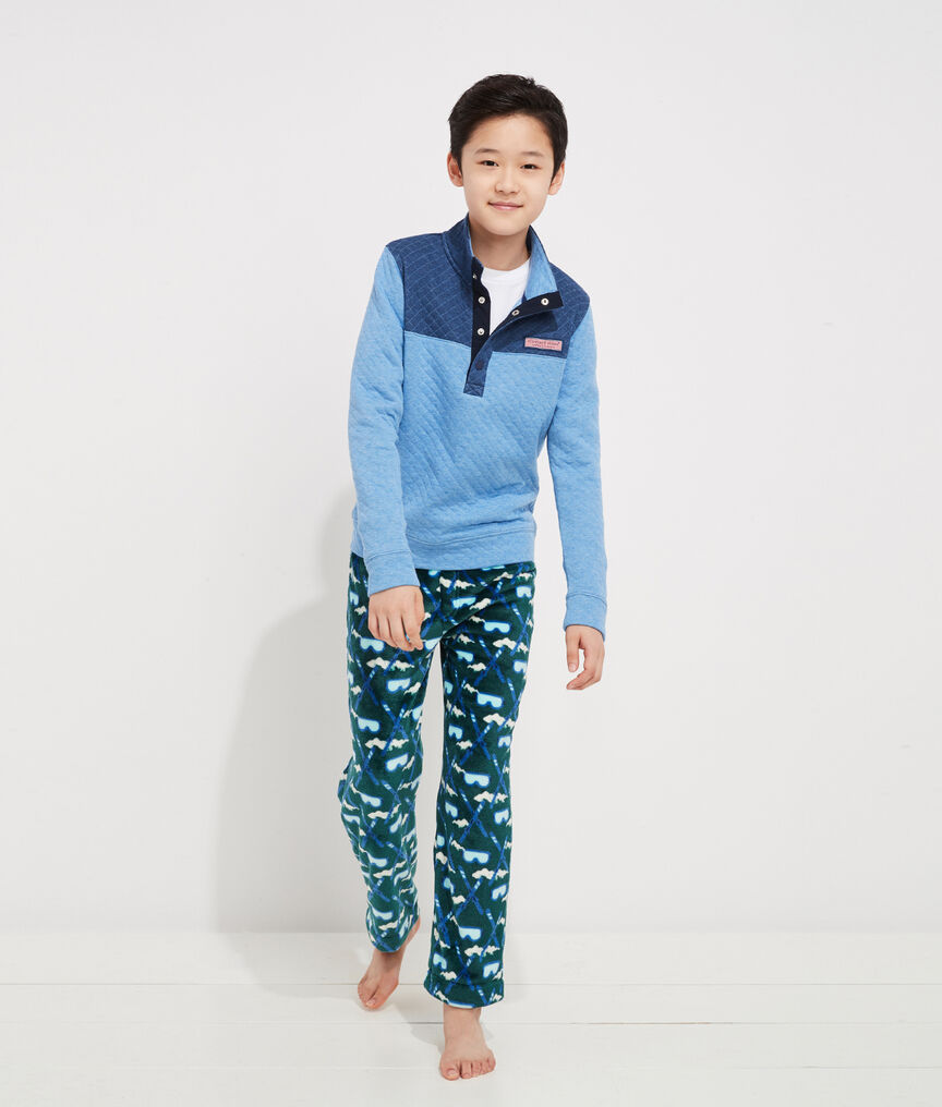 Boys' Quilted Snap Placket Shep Shirt