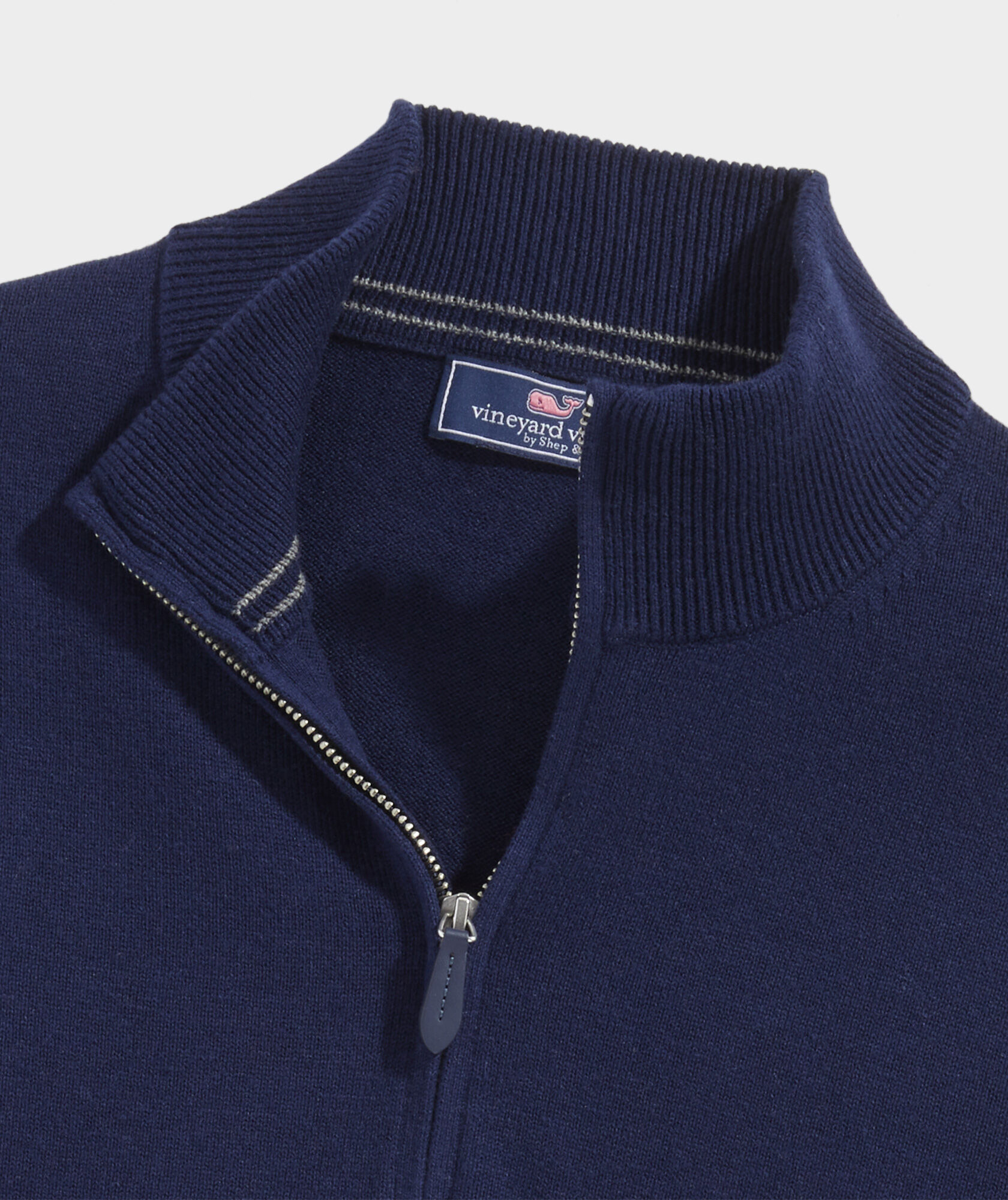 Shop Boathouse QuarterZip Sweater at vineyard vines