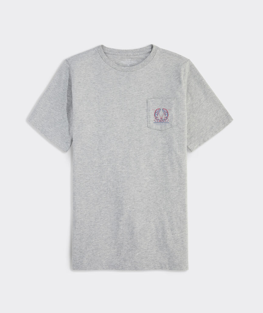 Boys' Tile Lobster Short-Sleeve Pocket Tee