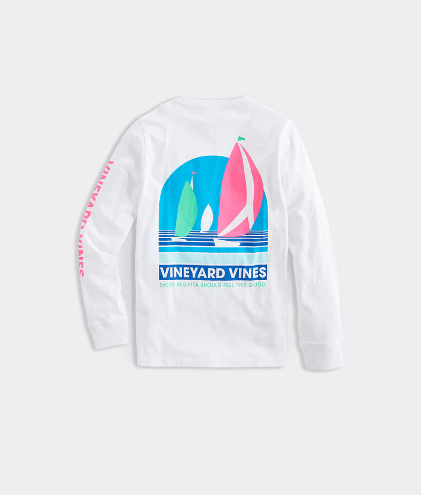 Boys' Long-Sleeve Regatta Pocket Tee