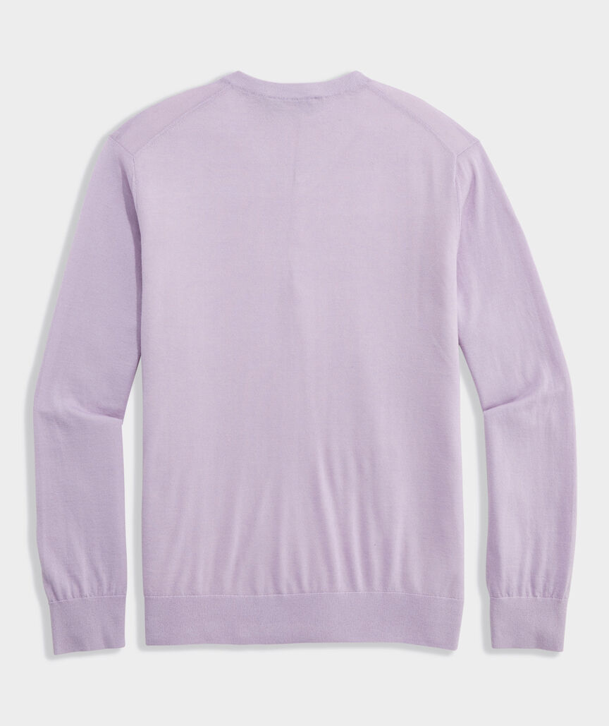 Cashmere Silk V-Neck Sweater