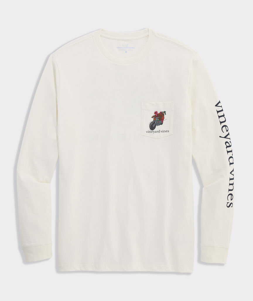 Winging It Long-Sleeve Pocket Tee