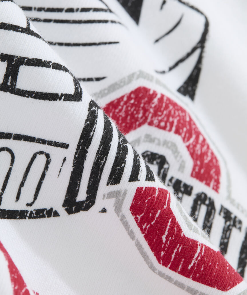 The Ohio State University Women's Short-Sleeve Varsity Boxy Tee