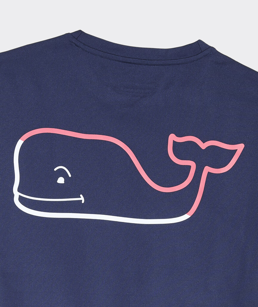 Performance Burgee Whale Short-Sleeve Harbor Tee