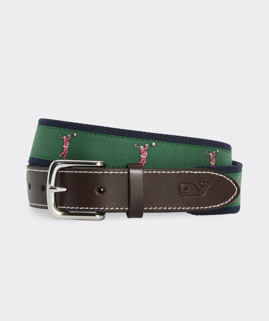Golf Santa Canvas Club Belt