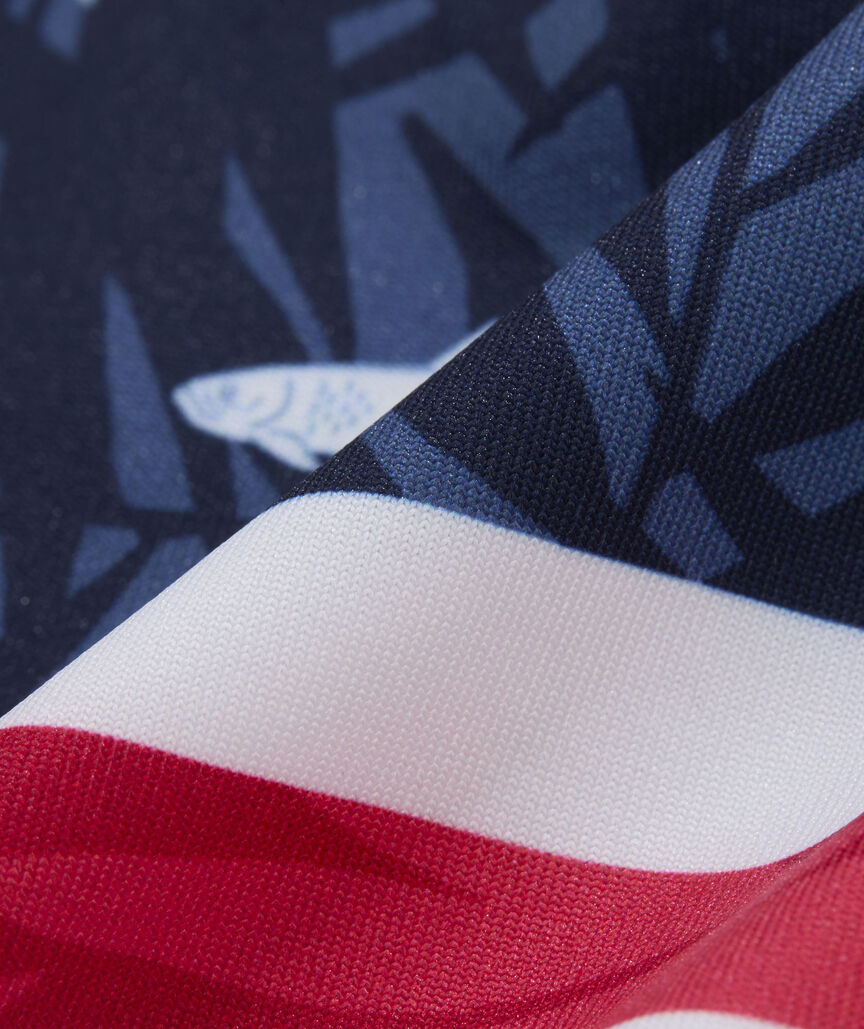 Performance USA Fish & Palms Sankaty Polo