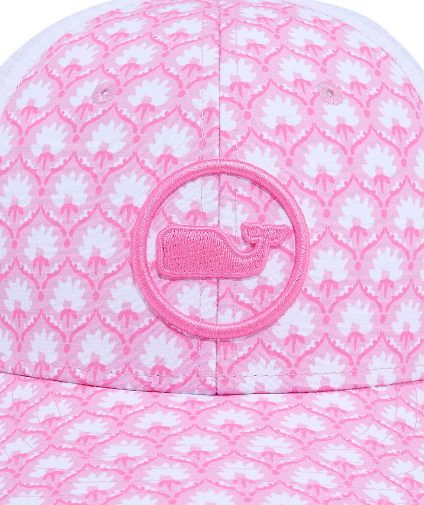 OUTLET Girls' Printed Whale Dot Performance Trucker Hat