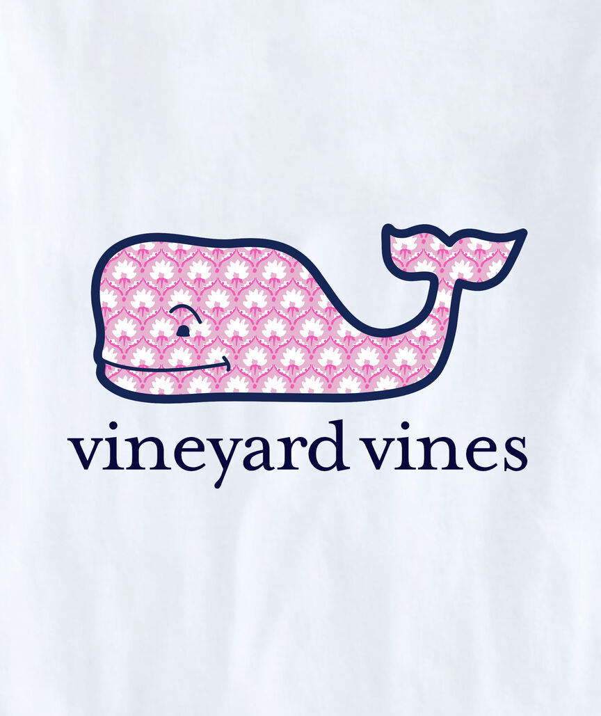 OUTLET Gia Block Print Whale Short-Sleeve Pocket Tee