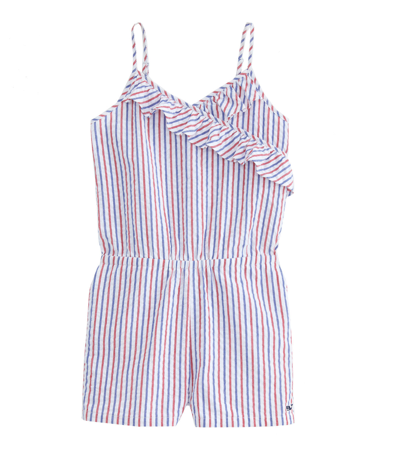 seersucker romper womens
