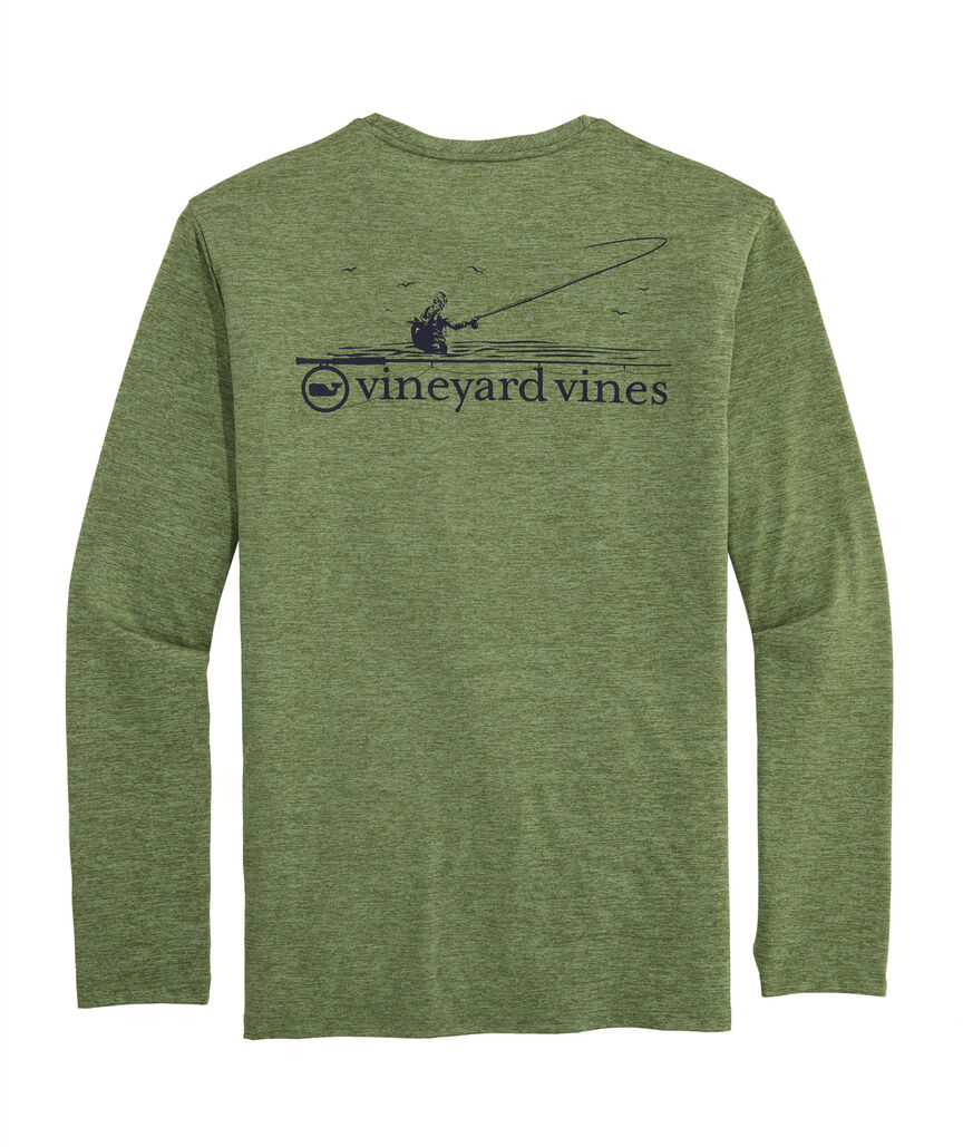 OUTLET Fly Fishing Scenic Long-Sleeve Performance Tee