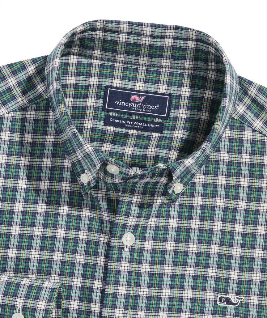 OUTLET Cotton Poplin Tartan Shirt