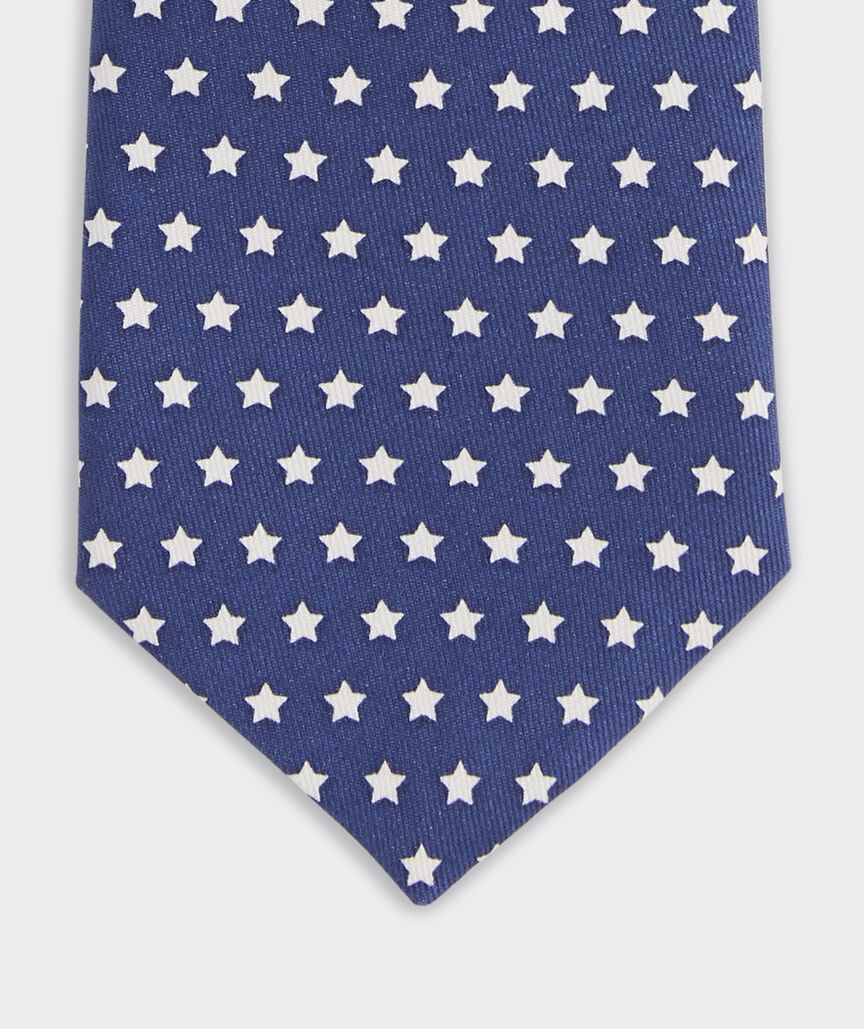 Boys' Stars & Stripes Double-Sided Silk Tie
