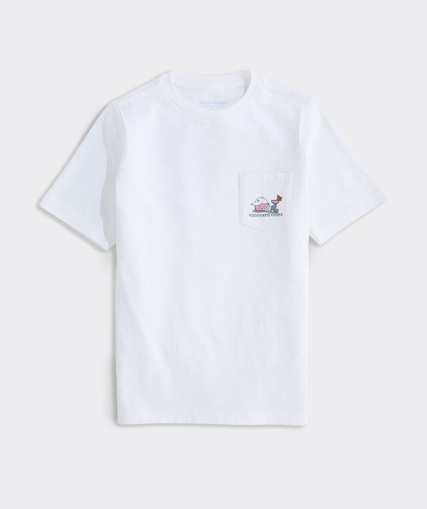 Boys' Golfer Whale Short-Sleeve Pocket Tee