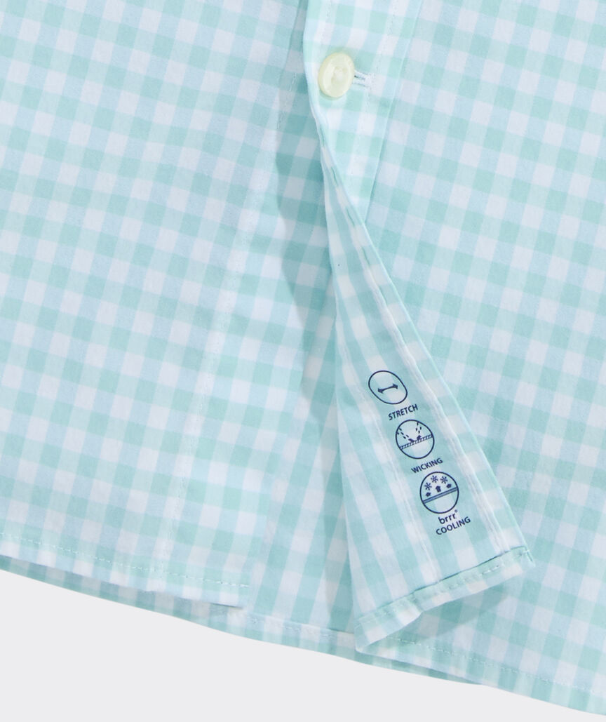 Performance Cotton Skysail Gingham Shirt