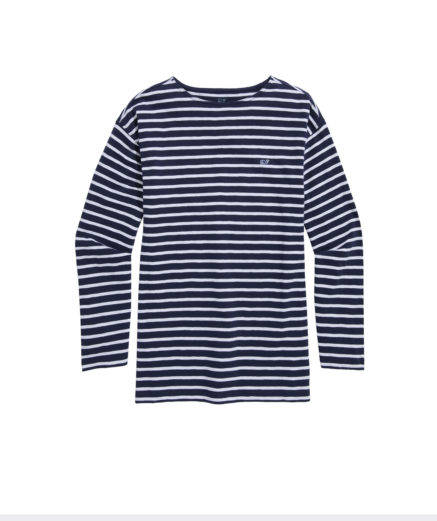 OUTLET Long-Sleeve Slub Boatneck Tee