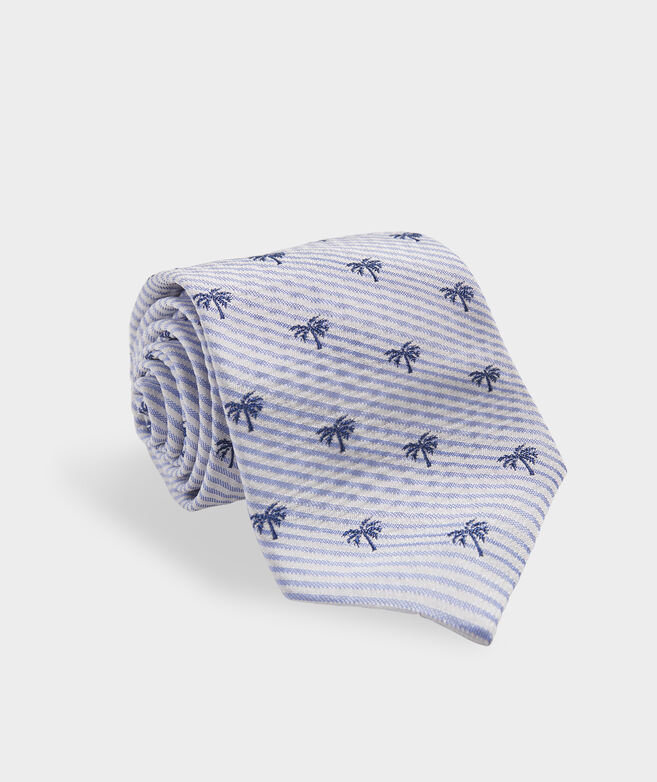 Seersucker Palms Kennedy Tie
