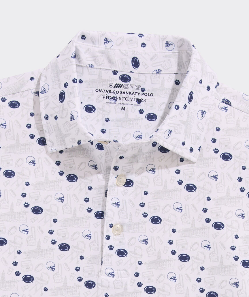 Penn State University Men's Printed Sankaty Polo