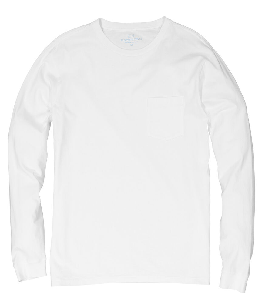 Mens Long-Sleeve Pocket T-Shirt - Blank