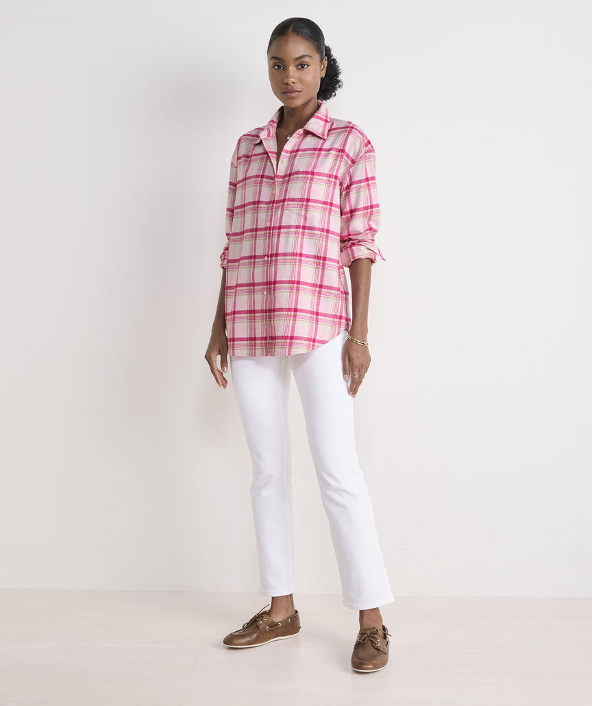 Birdie Flannel Button-Down