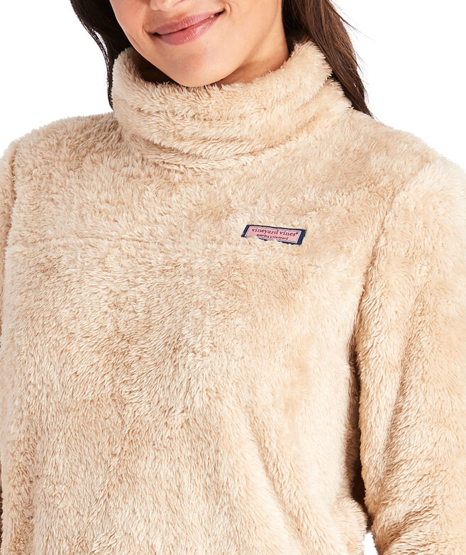 Shop Plush Teddy Funnel Neck Relaxed Shep Shirt At Vineyard Vines