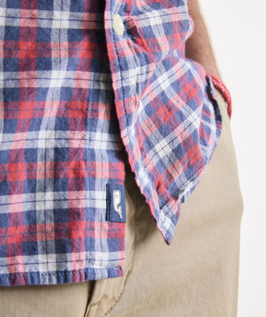 Overlook Plaid Cotton Madras Shirt