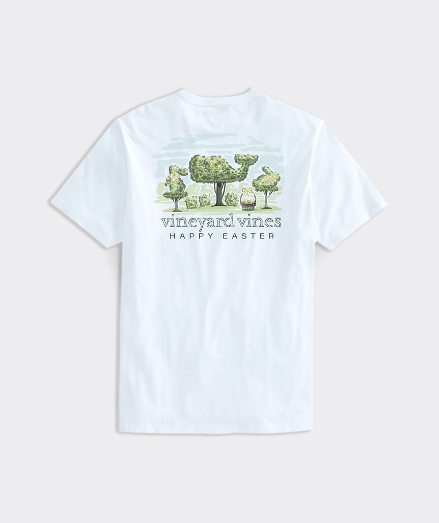 Easter Topiaries Short-Sleeve Pocket Tee
