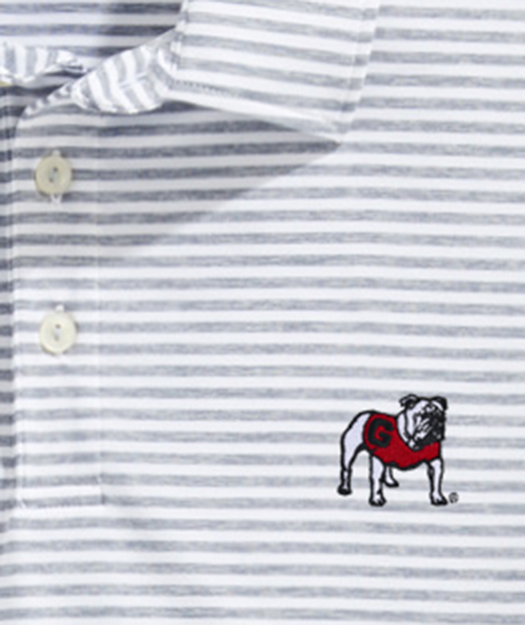 University of Georgia Winstead Stripe Sankaty Polo