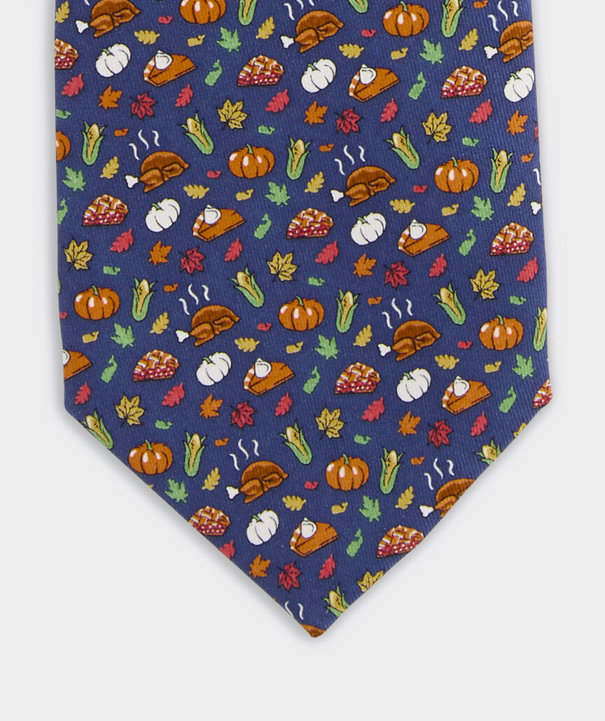Thanksgiving Essentials Silk Tie