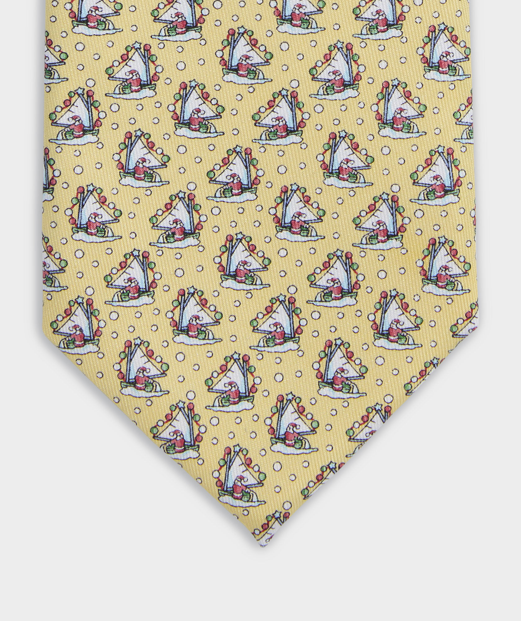 Sailing Santa Silk Tie