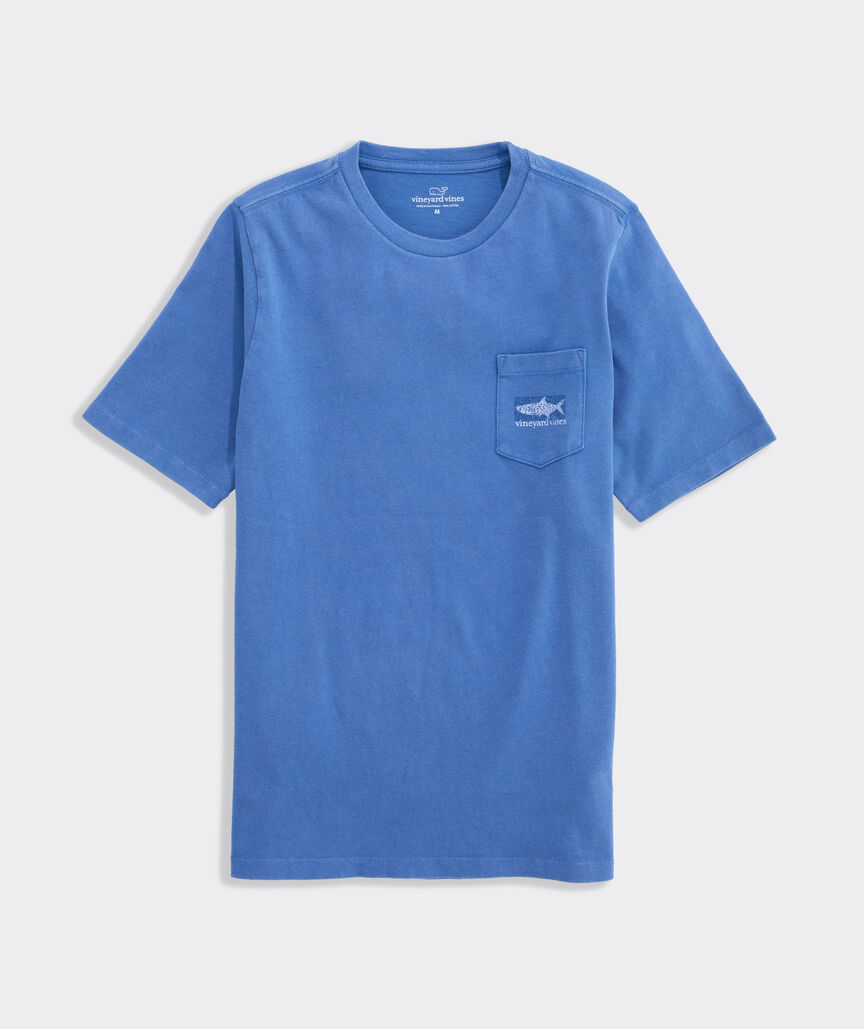 Boys' Garment-Dyed Vintage Tarpon Short-Sleeve Pocket Tee