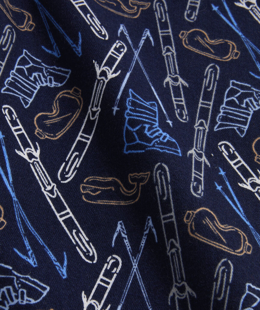 OUTLET Tossed Ski Whale Lounge Pants