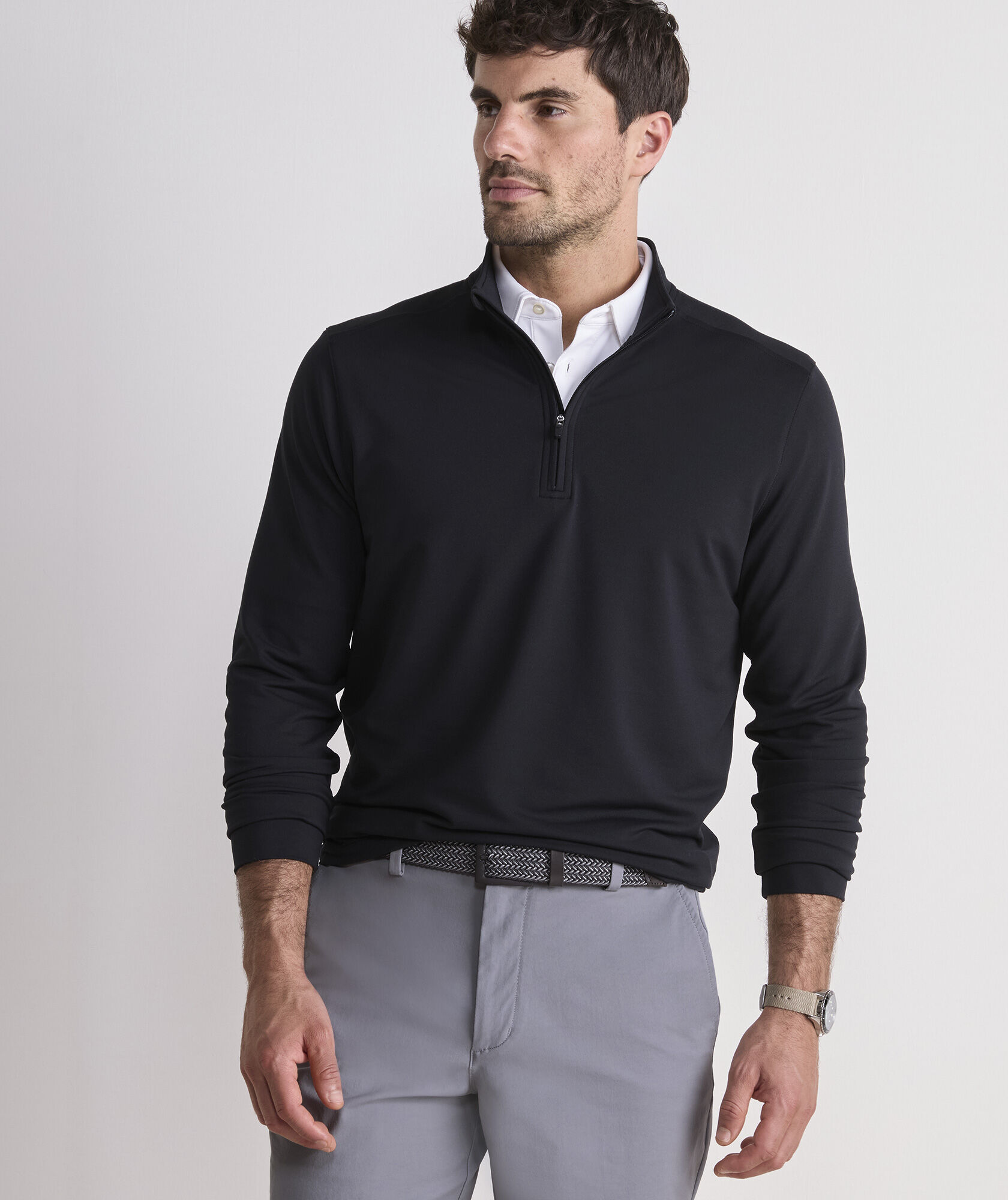 (取寄) ヴィンヤードヴァインズ メンズ パフォーマンス クラブ クォーター-ジップ Vineyard Vines men Performance Club Quarter-zip Balsam Shop Performance Clubhouse Quarter-Zip at vineyard vines