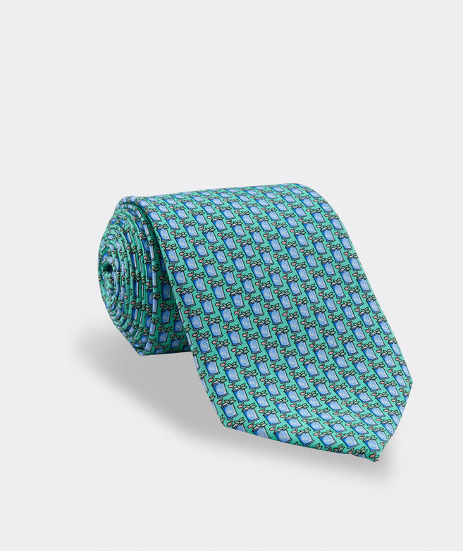 Kentucky Derby Mint Juleps Printed Tie