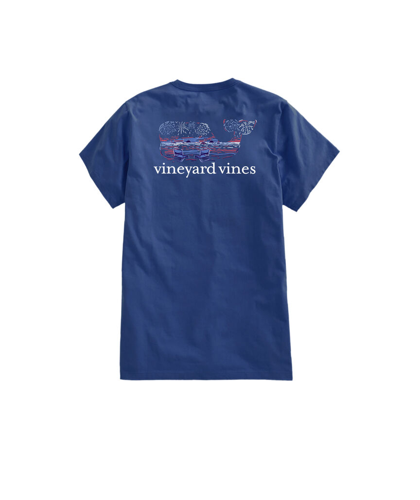 OUTLET Fireworks Whale Short-Sleeve Pocket Tee