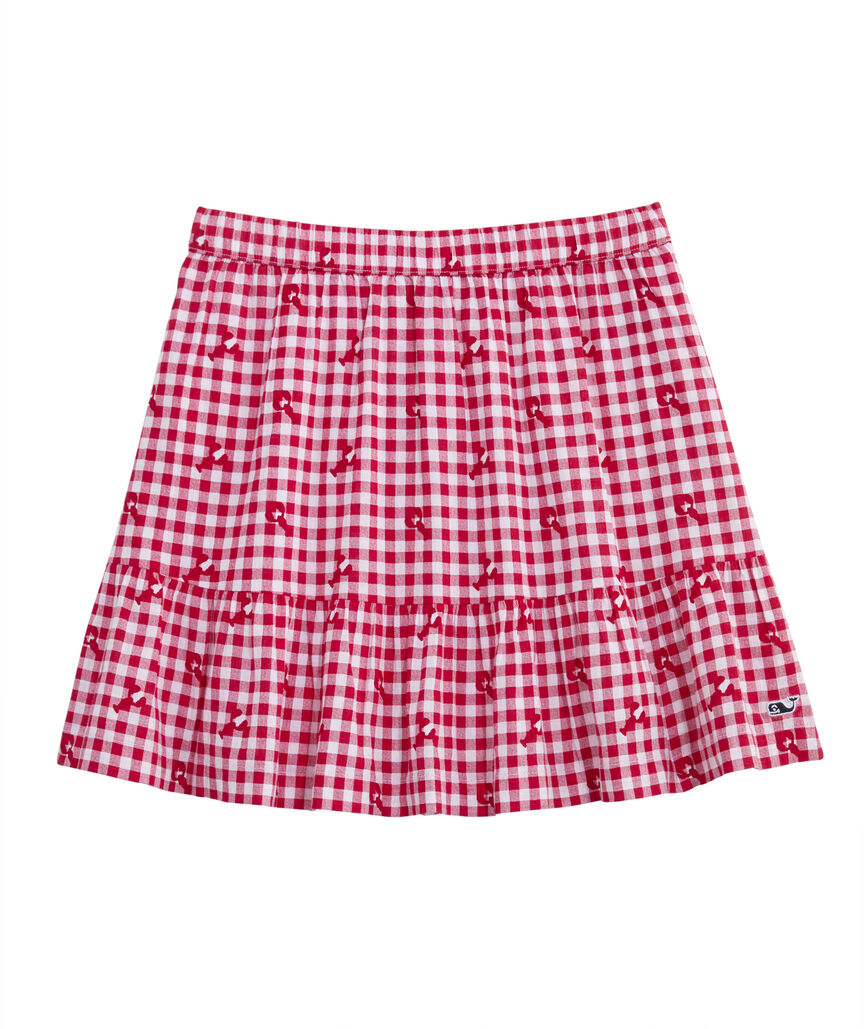 OUTLET Girls' Printed Waist Ruffle Skirt