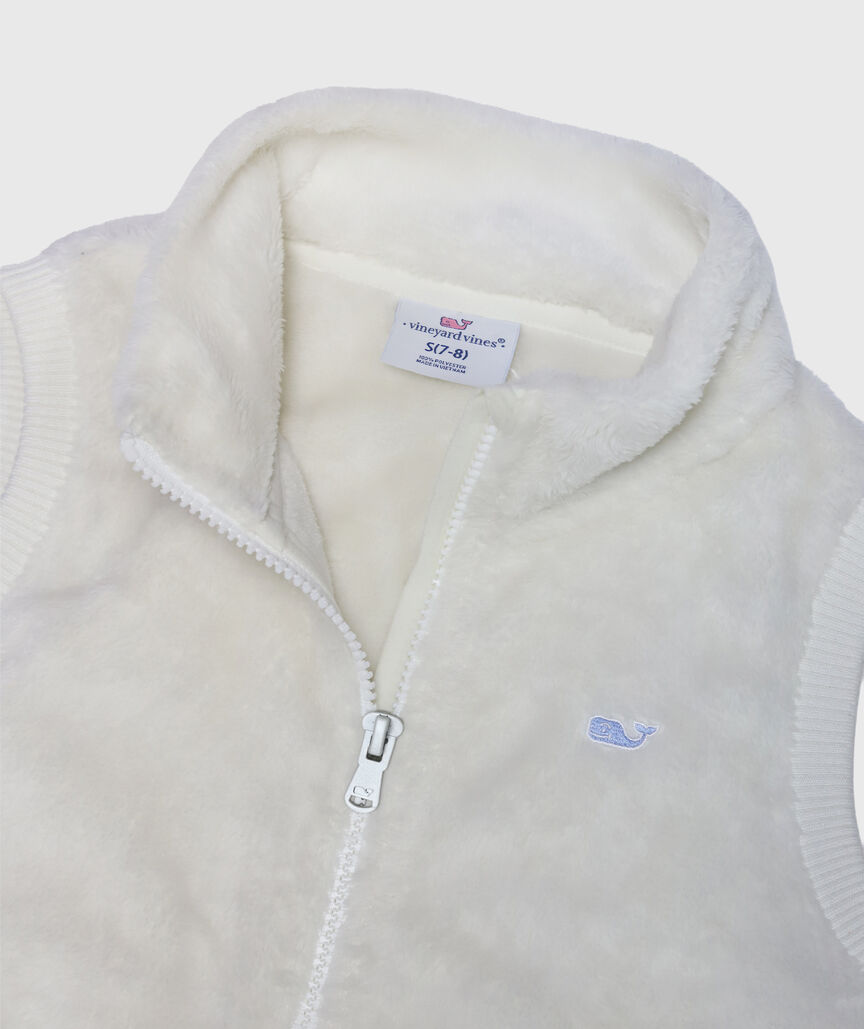 OUTLET Girls' Fuzzy Vest