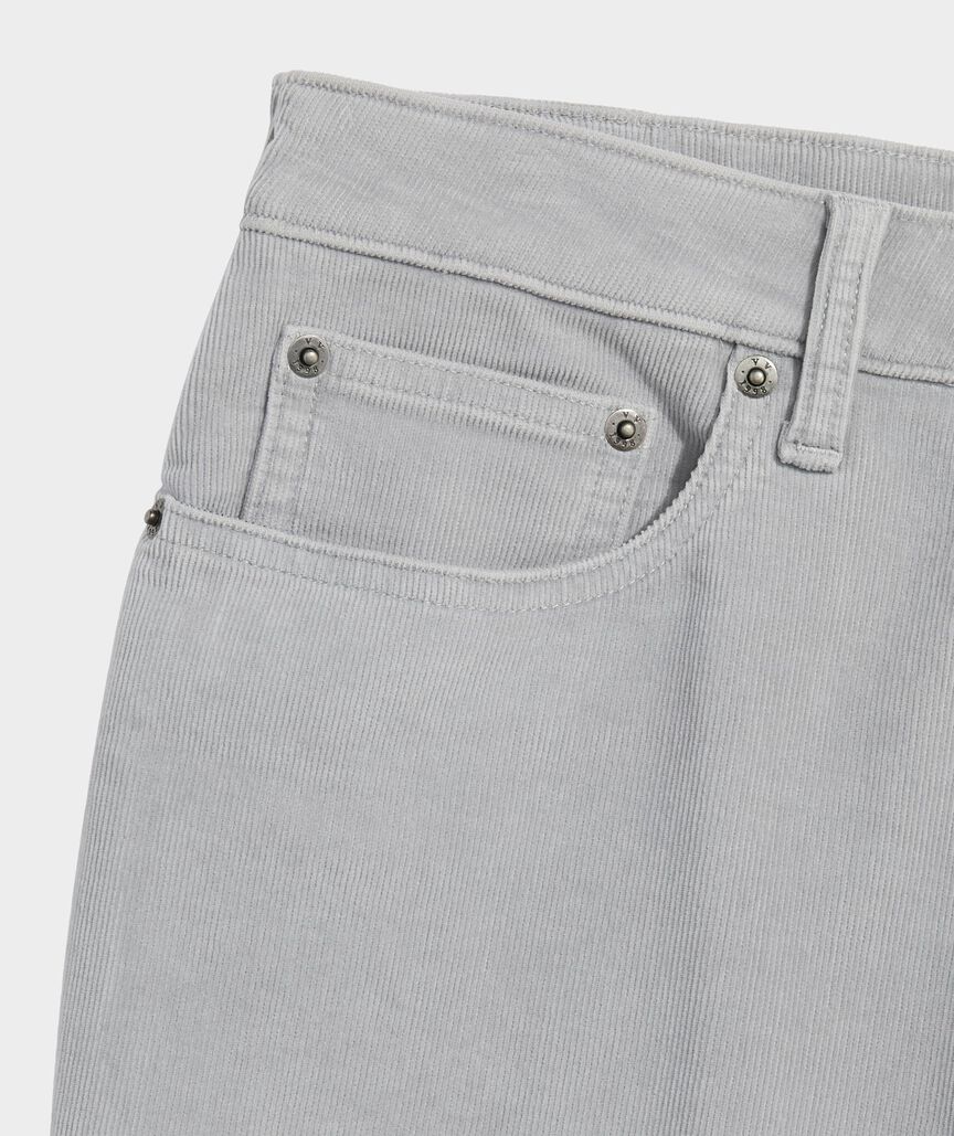 Stretch Terry Cord 5-Pocket Pants