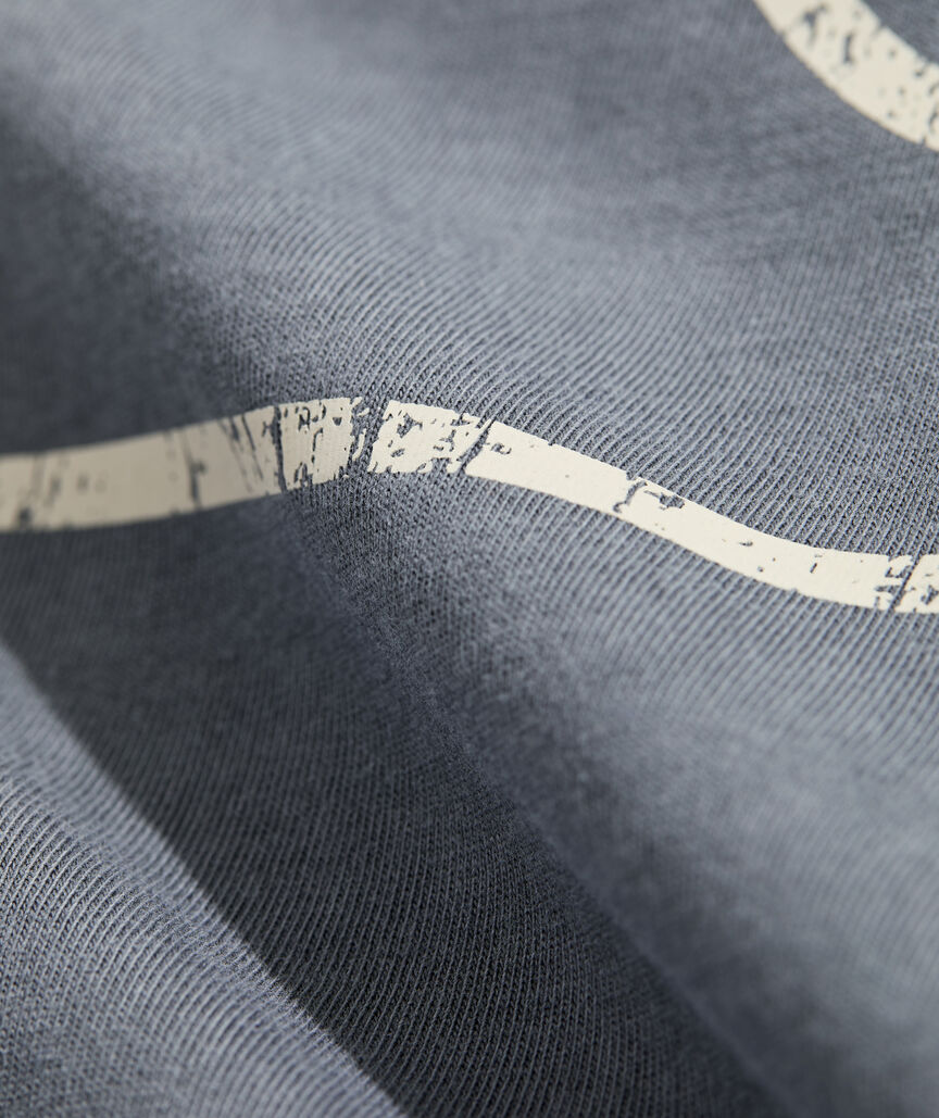 Garment-Dyed Vintage Whale Long-Sleeve Pocket Tee