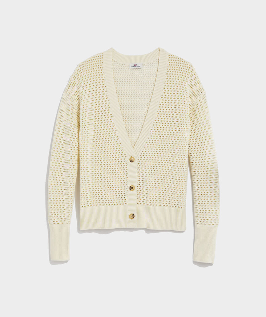Shop Crochet Cardigan Sweater at vineyard vines