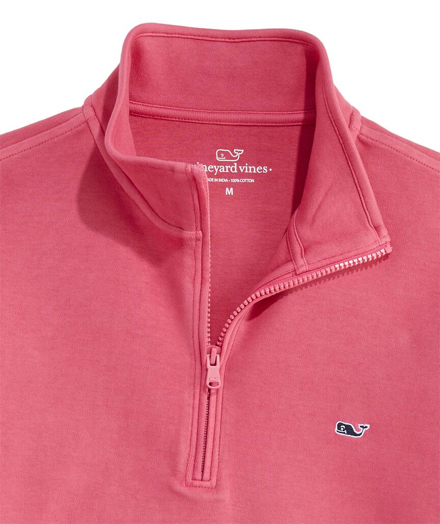 OUTLET Garment-Dyed Jersey Half-Zip
