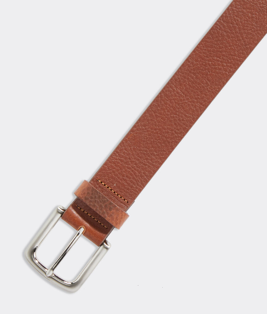 Pebbled Leather Belt
