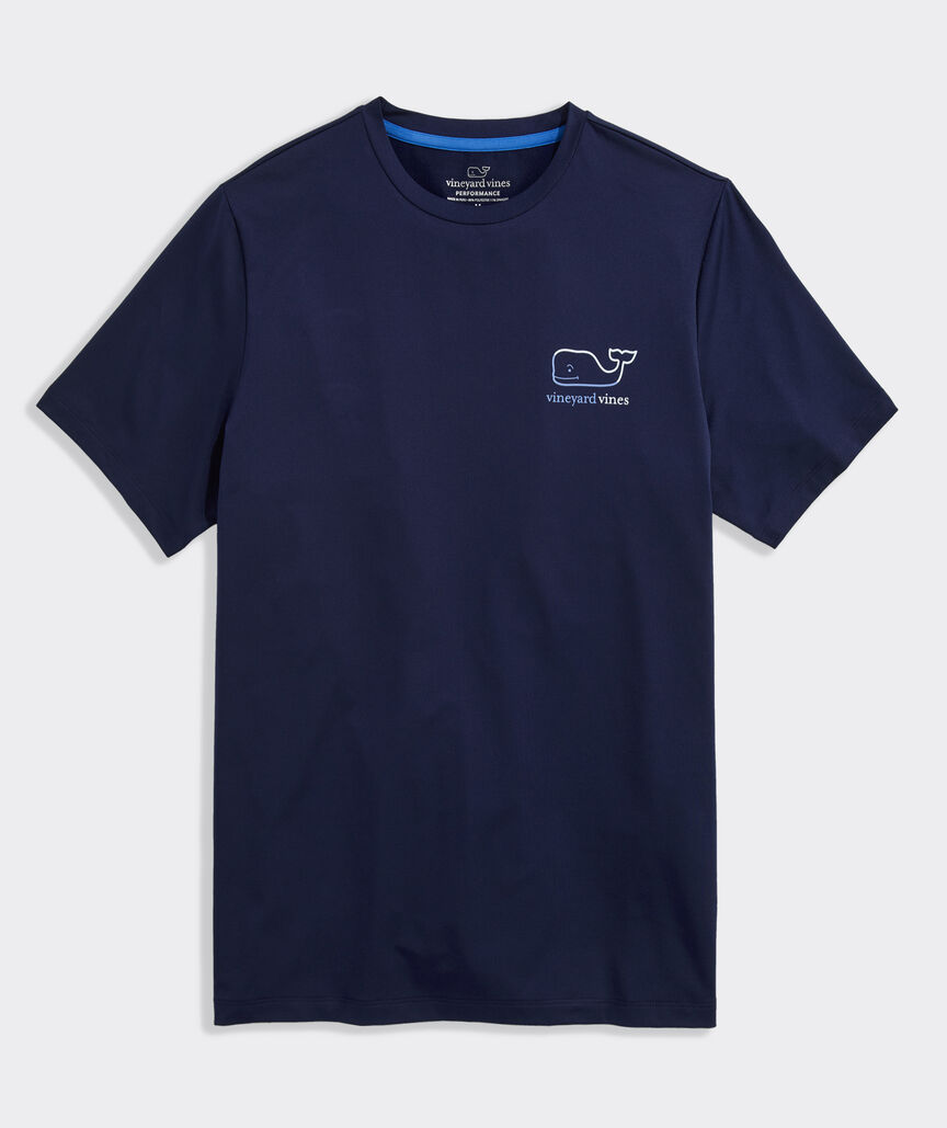 Performance Burgee Whale Short-Sleeve Harbor Tee